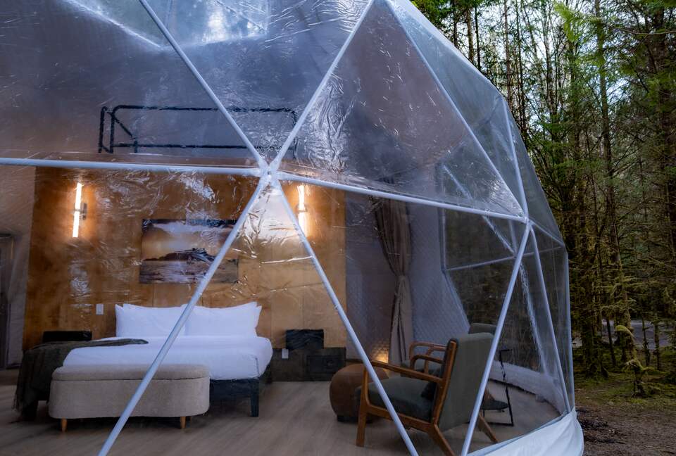 Three Beachfront Domes Along the Wild Pacific Coast - Masset, Canada