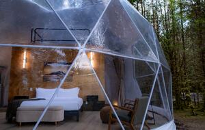 Three Beachfront Domes Along the Wild Pacific Coast - Masset, Canada