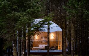 Three Beachfront Domes Along the Wild Pacific Coast - Masset, Canada