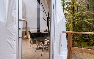 Three Beachfront Domes Along the Wild Pacific Coast - Masset, Canada