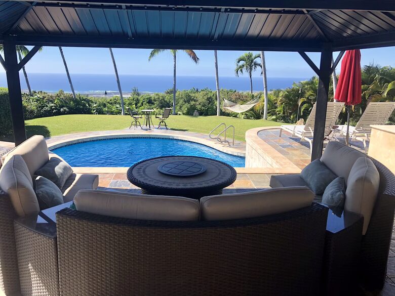 Big Island Retreat with Panoramic Pacific Views & Sauna - Kailua Kona, Hawaii