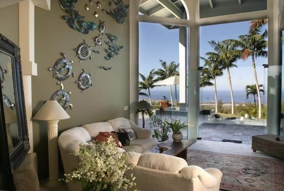 Big Island Retreat with Panoramic Pacific Views & Sauna - Kailua Kona, Hawaii