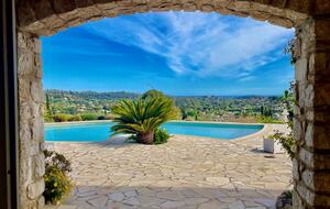 Villa Meribella with Sea and Village Views - La Colle-sur-Loup, France