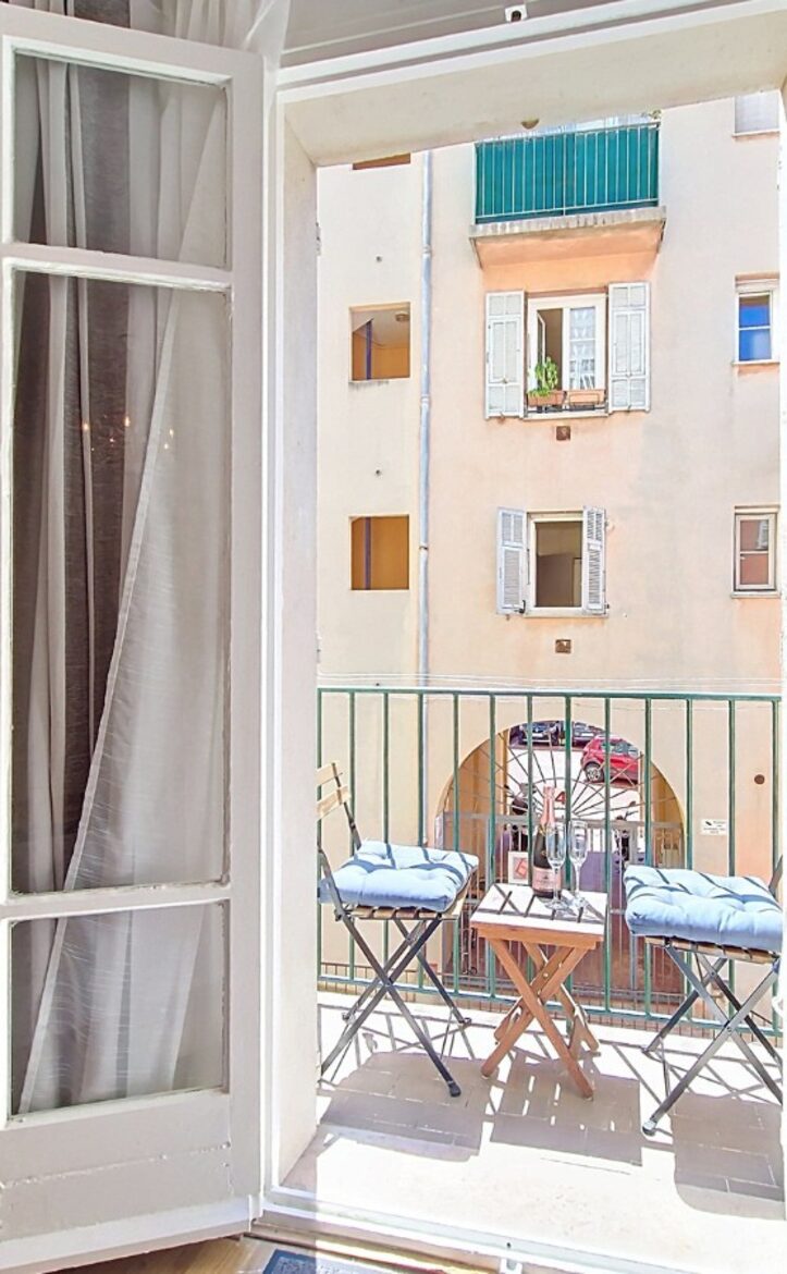 Historic Old Town Apartment Overlooking Vibrant Streets - Nice, France
