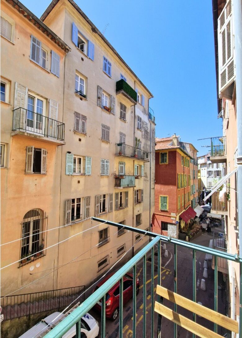Historic Old Town Apartment Overlooking Vibrant Streets - Nice, France