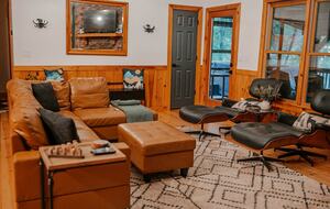 Ellijay Mountain Retreat with Flat Riverfront Backyard - Ellijay, Georgia
