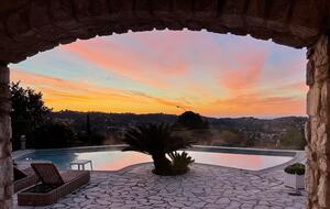 Villa Meribella with Sea and Village Views - La Colle-sur-Loup, France