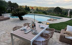 Villa Meribella with Sea and Village Views - La Colle-sur-Loup, France