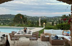 Villa Meribella with Sea and Village Views - La Colle-sur-Loup, France