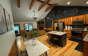 Ellijay Mountain Retreat with Flat Riverfront Backyard - Ellijay, Georgia