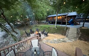 Ellijay Mountain Retreat with Flat Riverfront Backyard - Ellijay, Georgia