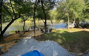 Ellijay Mountain Retreat with Flat Riverfront Backyard - Ellijay, Georgia