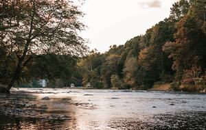 Ellijay Mountain Retreat with Flat Riverfront Backyard - Ellijay, Georgia