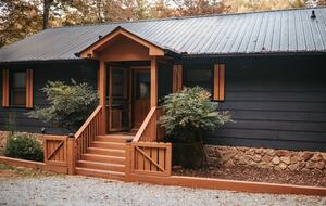 Ellijay Mountain Retreat with Flat Riverfront Backyard - Ellijay, Georgia