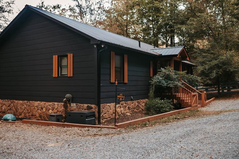 Ellijay Mountain Retreat with Flat Riverfront Backyard - Ellijay, Georgia