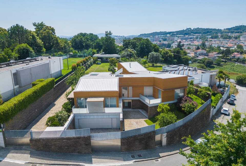 Contemporary Hillside Residence with Indoor Pool - Braga, Portugal