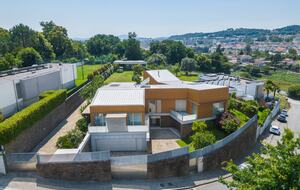Contemporary Hillside Residence with Indoor Pool - Braga, Portugal