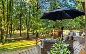 Chalet de golf en Pinetop Lakes con terraza con hoguera - Pinetop, Arizona
