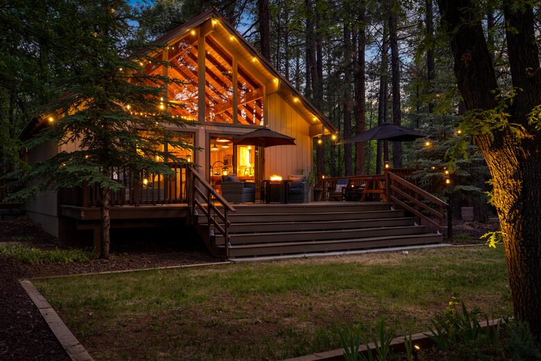 Pinetop Lakes Golf Chalet with Firepit Deck - Pinetop, Arizona