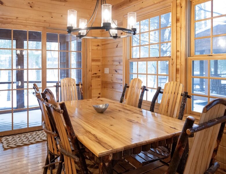 Saugatuck Log Home with Private Lake Access - Saugatuck, Michigan