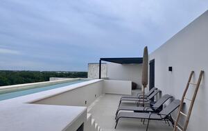 Tulum Country Club Penthouse with Rooftop Plunge Pool - Tulum, Mexico