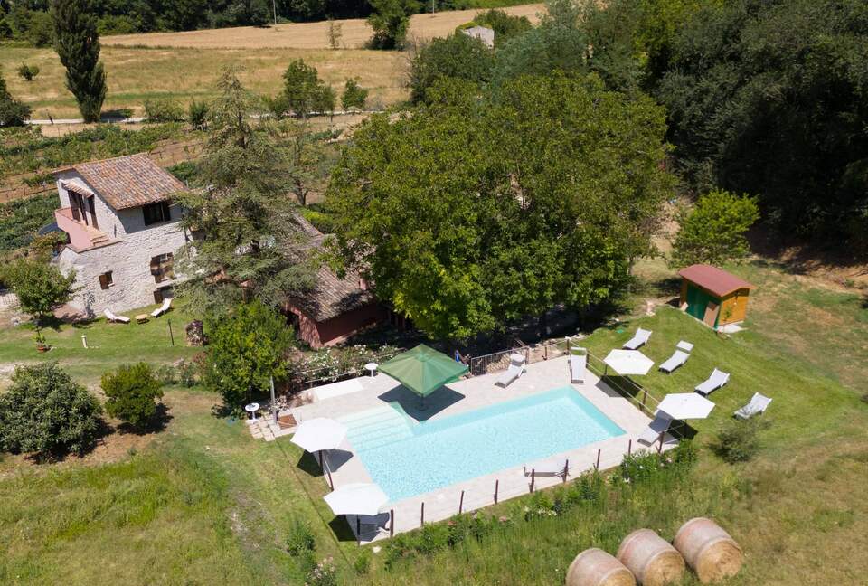 Private Umbrian Farmhouse with Countryside Views - Ferentillo, Italy