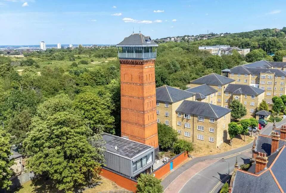 A London Landmark: The Water Tower, Woolwich - London, United Kingdom