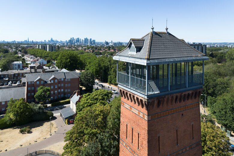 A London Landmark: The Water Tower, Woolwich - London, United Kingdom
