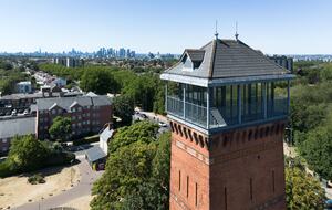 A London Landmark: The Water Tower, Woolwich - London, United Kingdom
