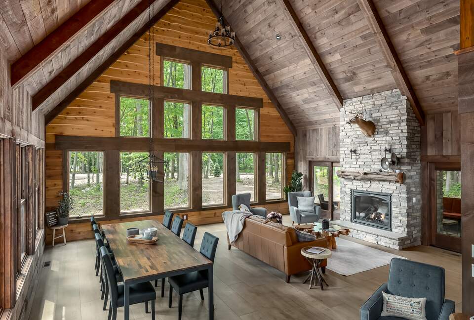 Private Saugatuck Lodge on Four Wooded Acres - Saugatuck, Michigan