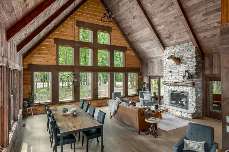 Private Saugatuck Lodge on Four Wooded Acres - Saugatuck, Michigan