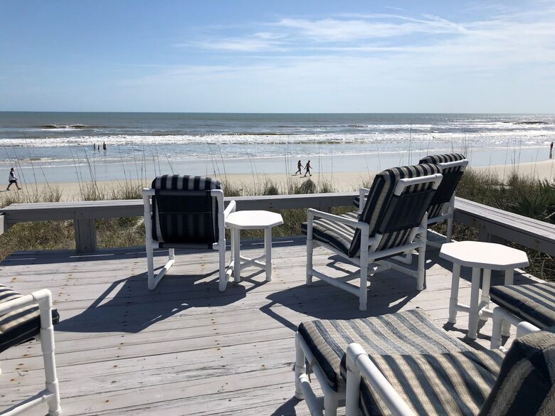 Oceanfront Deck Retreat in New Smyrna Beach - New Smyrna Beach, Florida