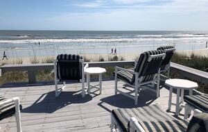 Oceanfront Deck Retreat in New Smyrna Beach - New Smyrna Beach, Florida
