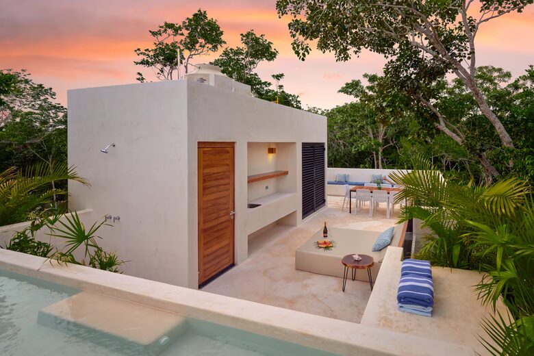 Modern Tulum Retreat with Rooftop Pool in Aldea Zamá - Tulum, Mexico