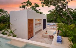 Modern Tulum Retreat with Rooftop Pool in Aldea Zamá - Tulum, Mexico