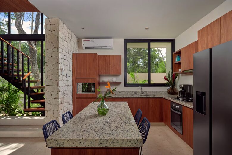 Modern Tulum Retreat with Rooftop Pool in Aldea Zamá - Tulum, Mexico