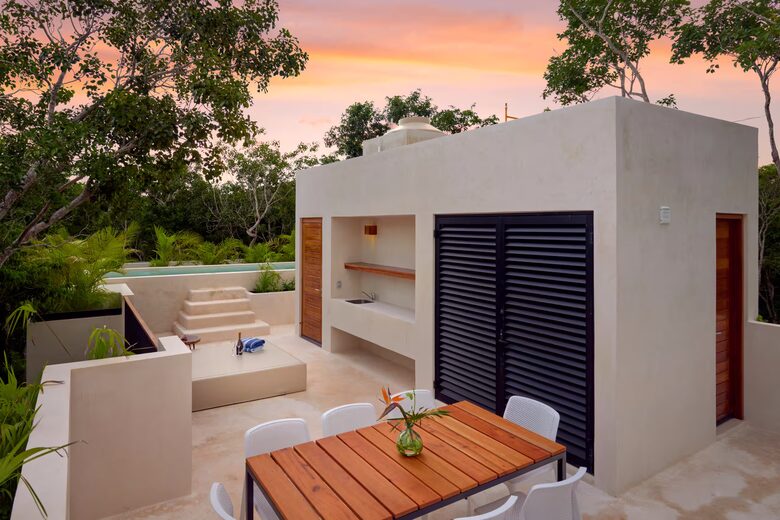 Modern Tulum Retreat with Rooftop Pool in Aldea Zamá - Tulum, Mexico