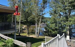 Lake Gagnon Waterfront Chalet with Private Beach and Hot Tub - Duhamel, Canada