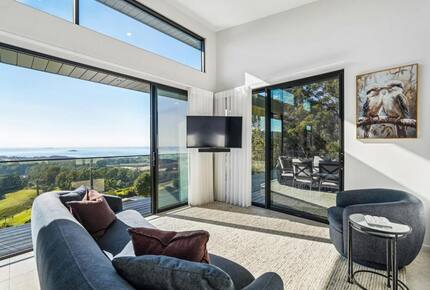 Ocean and Hinterland Views Above the Coffs Coast - Korora, Australia