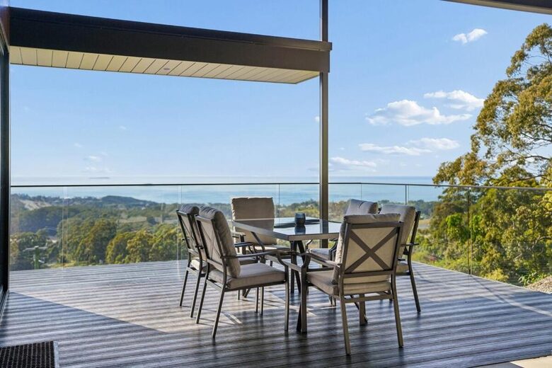 Ocean and Hinterland Views Above the Coffs Coast - Korora, Australia