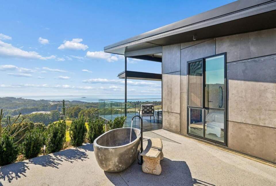 Ocean and Hinterland Views Above the Coffs Coast - Korora, Australia
