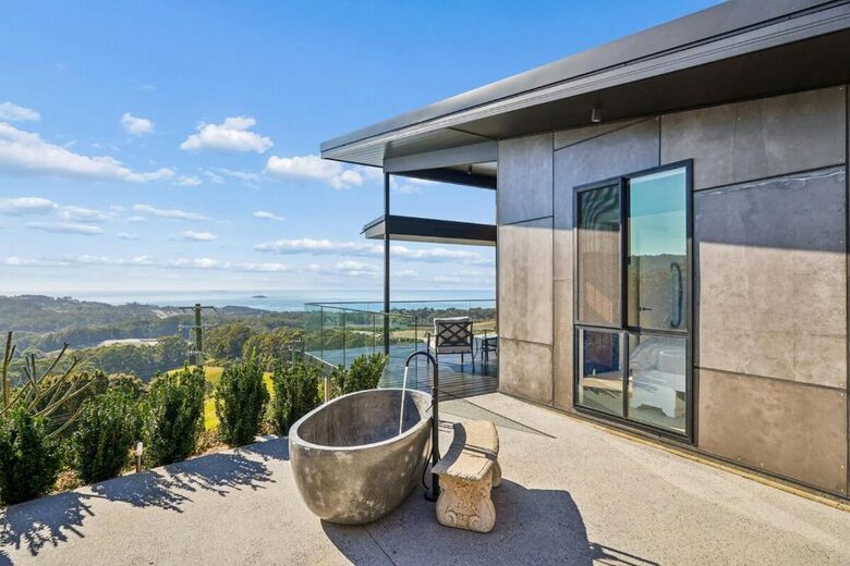 Ocean and Hinterland Views Above the Coffs Coast - Korora, Australia