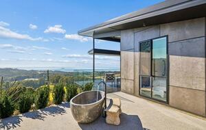 Ocean and Hinterland Views Above the Coffs Coast - Korora, Australia