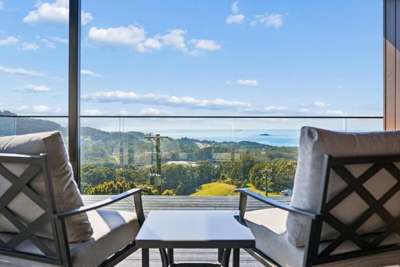 Ocean and Hinterland Views Above the Coffs Coast - Korora, Australia