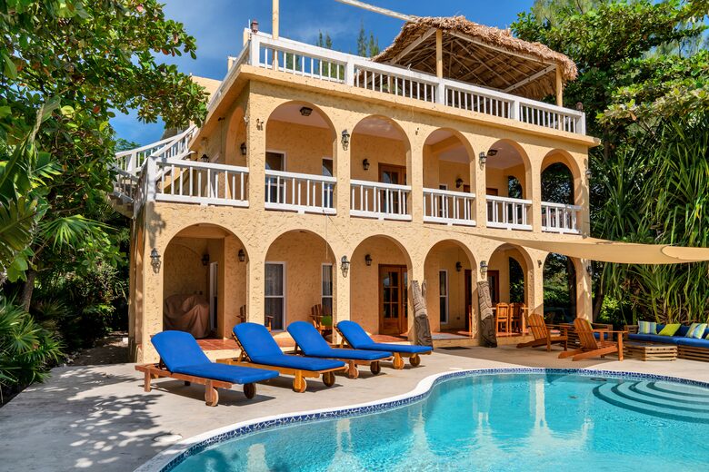Caribbean Waterfront Villa with Private Pool and Dock - San Pedro Town, Belize