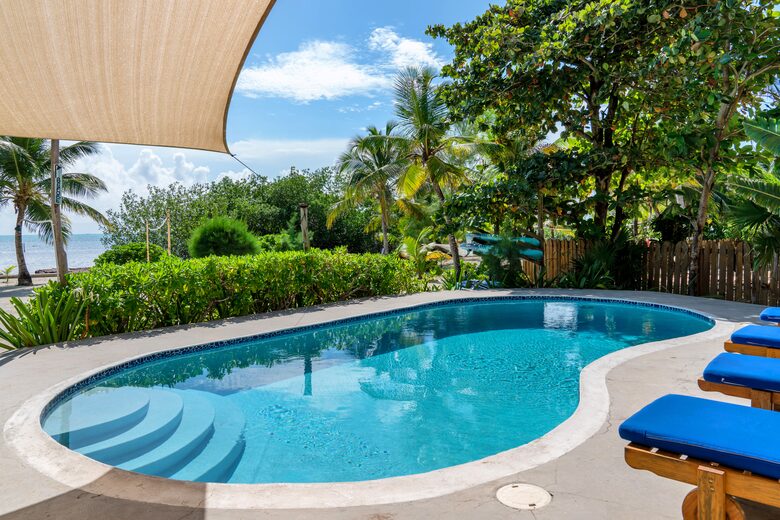 Caribbean Waterfront Villa with Private Pool and Dock - San Pedro Town, Belize