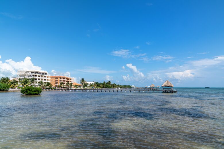 Caribbean Waterfront Villa with Private Pool and Dock - San Pedro Town, Belize
