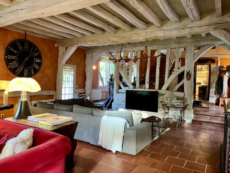 Seventeenth Century Norman Country House with Private Pool - Englesqueville-en-Auge, France