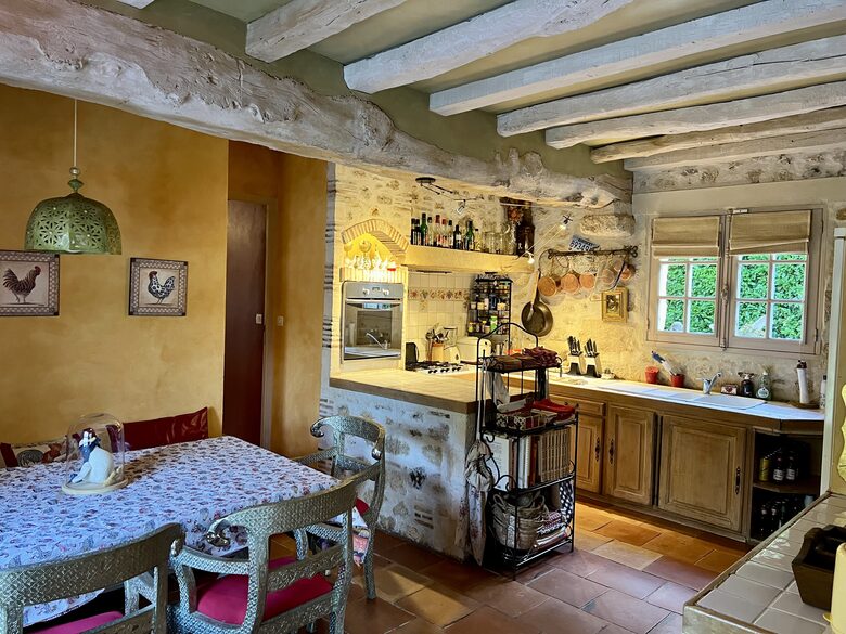 Seventeenth Century Norman Country House with Private Pool - Englesqueville-en-Auge, France