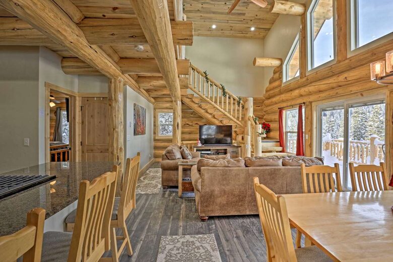Log-Style Mountain Escape Minutes from Breckenridge Slopes - Breckenridge, Colorado